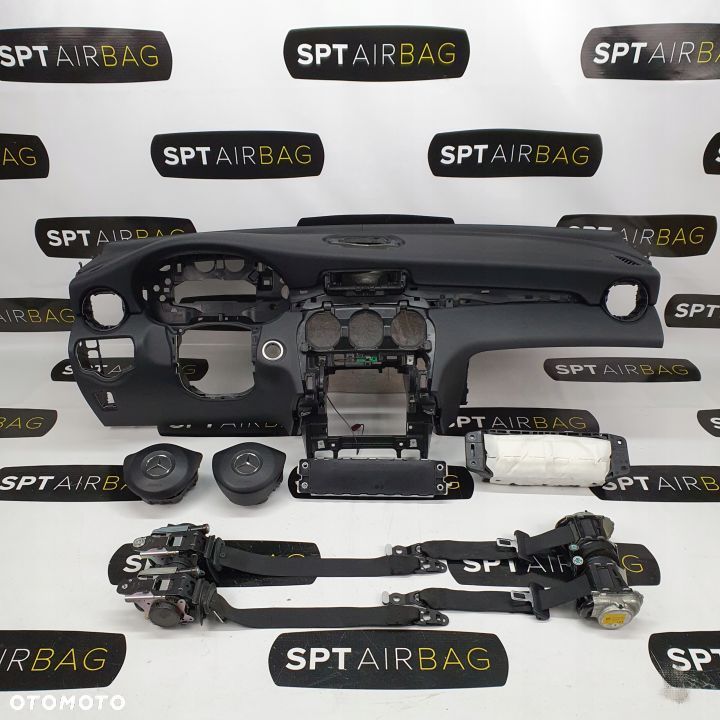 MERCEDES GLC W253 DESKA ROZDZIELCZA KONSOLA KOKPIT PULPIT PODUSZKI AIRBAG AIR BAG PASY KIT SET - 1