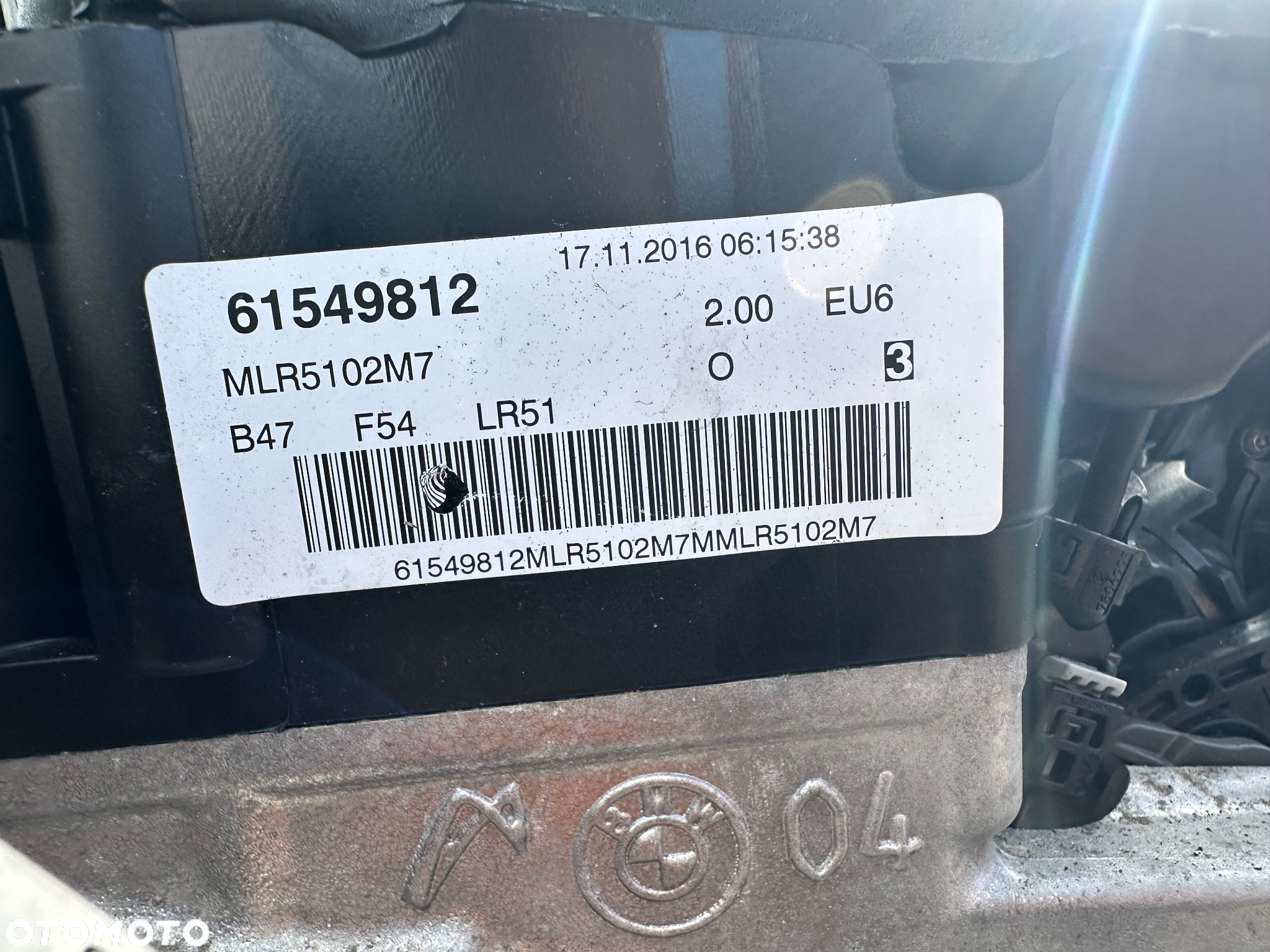KOMPLETNY SILNIK MINI 2.0 SD B47C20A 30 000KM. - 10