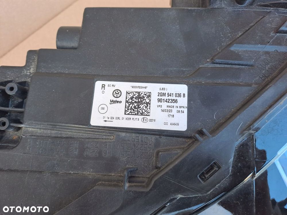 VW TCROSS T-CROSS PRAWA LAMPA FULL LED 2gm941036b UŻYWANA - 2