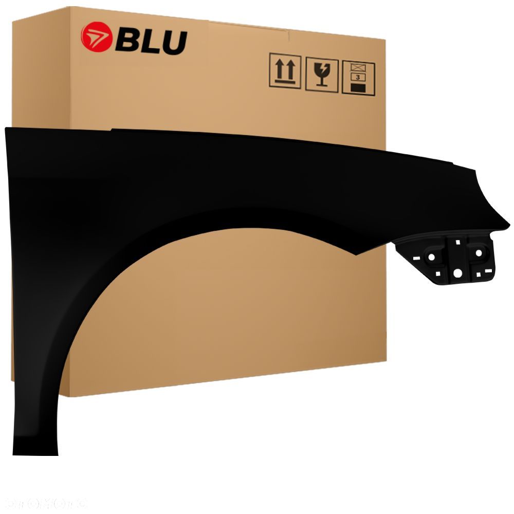 BLU Błotnik VW EOS L041 LO41 prawy czarny 06-15 przód Schwarz - 1