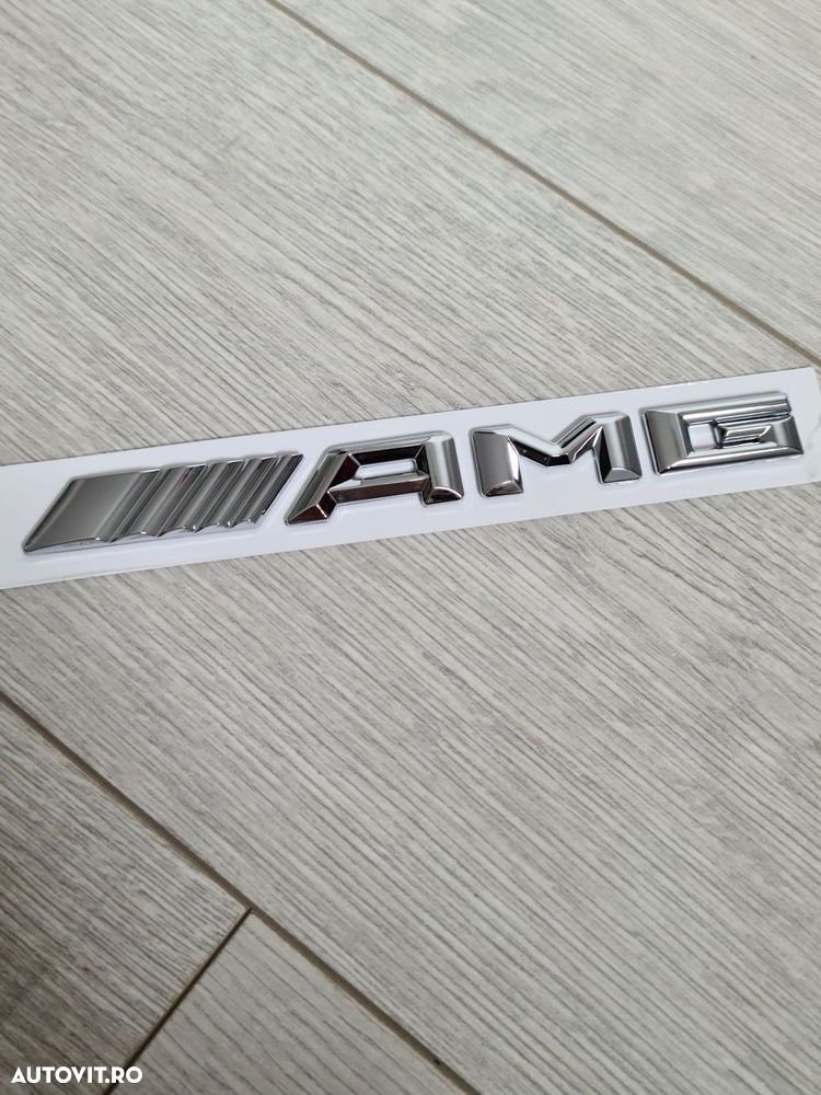 Emblema-Sigla-Logo-AMG-Spate-Haion-Mercedes-A-C-E-S-CLS-GLE-GLC-CLA-SL - 4