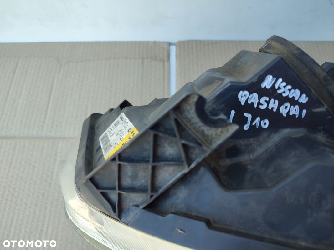 Lampa lewy przód XENON NISSAN QASHQAI I J10 EUROPA ORYGINAŁ - 3