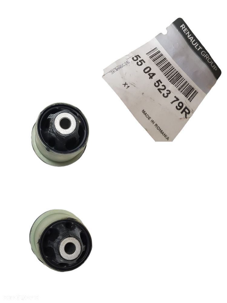 FABRYCZNIE NOWE ORYGINALNE TULEJE TYLNEJ BELKI RENAULT CLIO CAPTUR DACIA DUSTER LOGAN 550452379R - 1