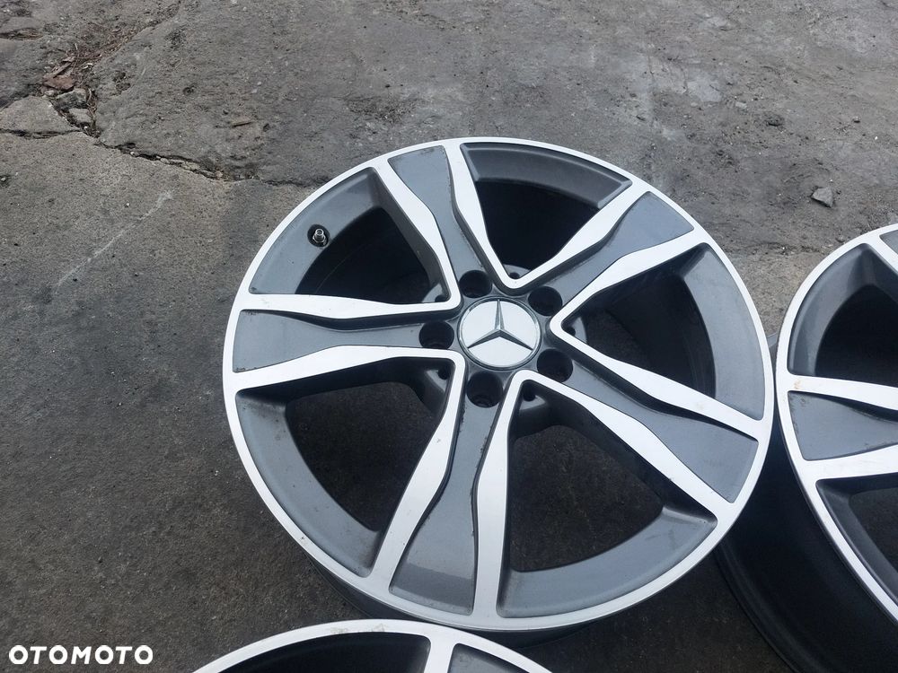 MERCEDES BENZ C KLASSE W205 FELGI ALUMINIOWE R17 7J ET48.5 5X112 OE A2054010800 PROSTE! - 5