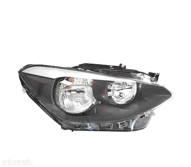 FAROL DIR PARA BMW SERIE1 F20 F21 11- FUNDO PRETO - 1