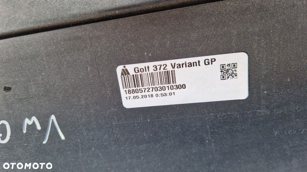 VW GOLF 7 VII VARIANT LIFT 370 ZDERZAK TYŁ TYLNY 5G9807421M - 8