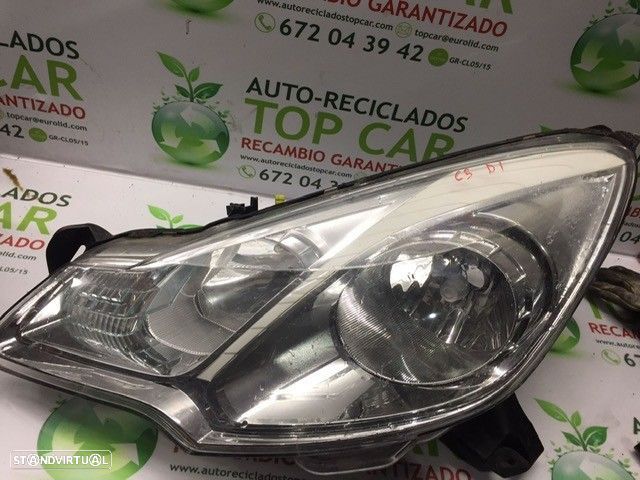 FAROL ESQUERDO CITROEN C5 III 2011 - 1