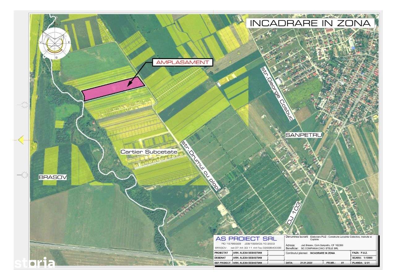 Teren intravilan puz nou case insiruite si duplex - Imagine principală: 2/3