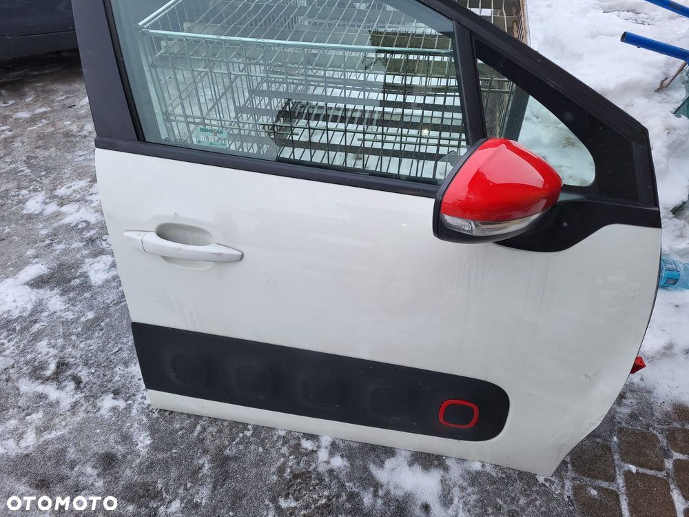 Drzwi przednie prawe ciroen c3 17r kompletne w kolor - 1