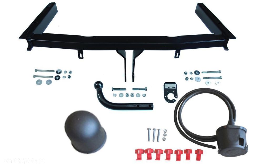 HAK HOLOWNICZY + KULA + UNIWERSALNA WIĄZKA 7PIN AUDI A4 B6 B7 SEDAN + KOMBI AVANT + QUATTRO 4x4 E20 - 2