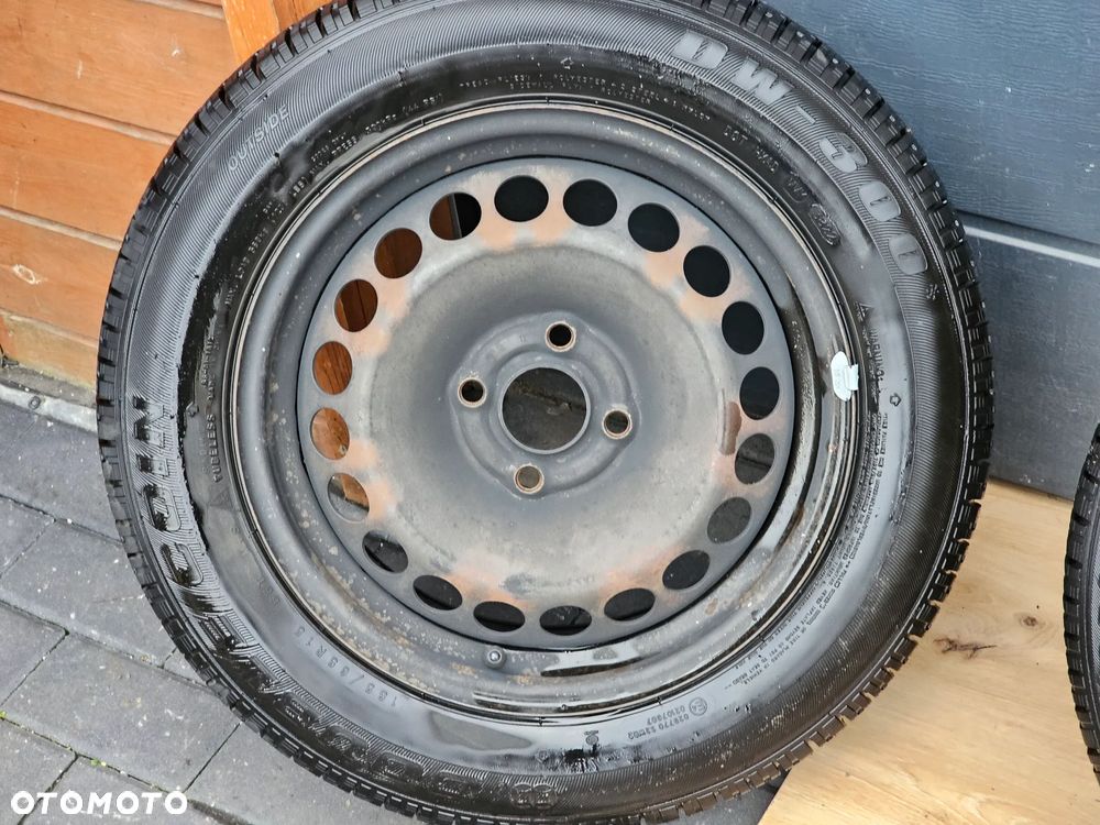 KOŁA FELGI STALOWE OPONY ZIMOWE 2022R 4x100 185/65/15 R 15 ET39 OPEL CORSA C D MERIVA A ASTRA H COMBO - 7