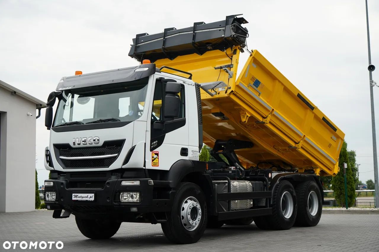 Iveco STRALIS X-WAY 480 / 6x4 / WYWROTKA DWUSTRONNA /  HYDROBURTA / BOARDMATIC / MEILLER KIPPER / SPROWADZONY - 1