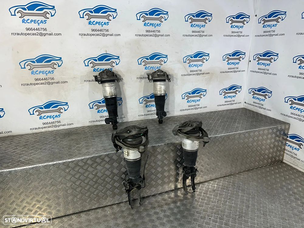 Conjunto Amortecedores Suspensão Frente Frontal Tras Traseiro VW Volkswagen Touareg 7L6412021T 7L6412022T 7L6512022E 7L6512021AG - 3