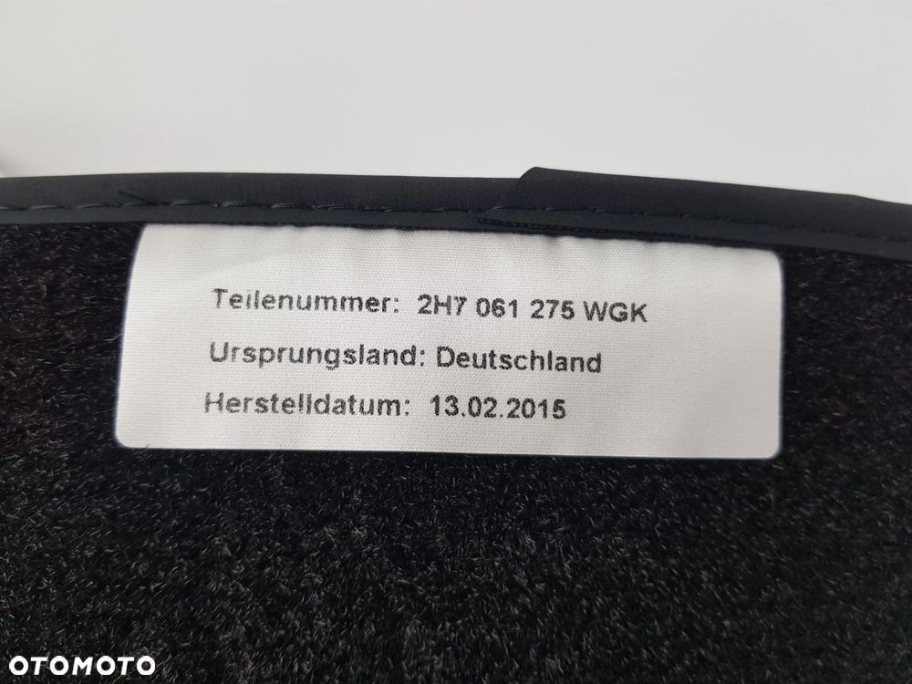 NOWE ORYGINALNE Dywaniki samochodowe welurowe Volkswagen Amarok 2H7061275 - 5