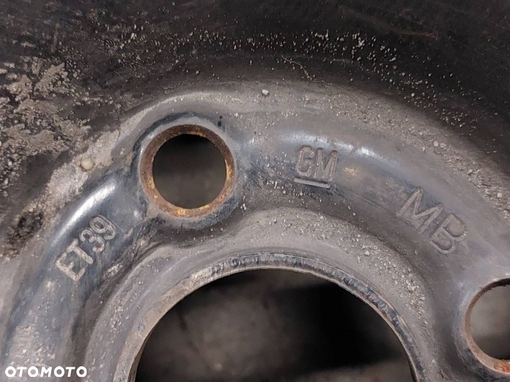 FELGI STALOWE 2 SZT 4x100 5,5Jx14 ET39 FI56,6 OPEL CORSA ASTRA MERIVA - 7