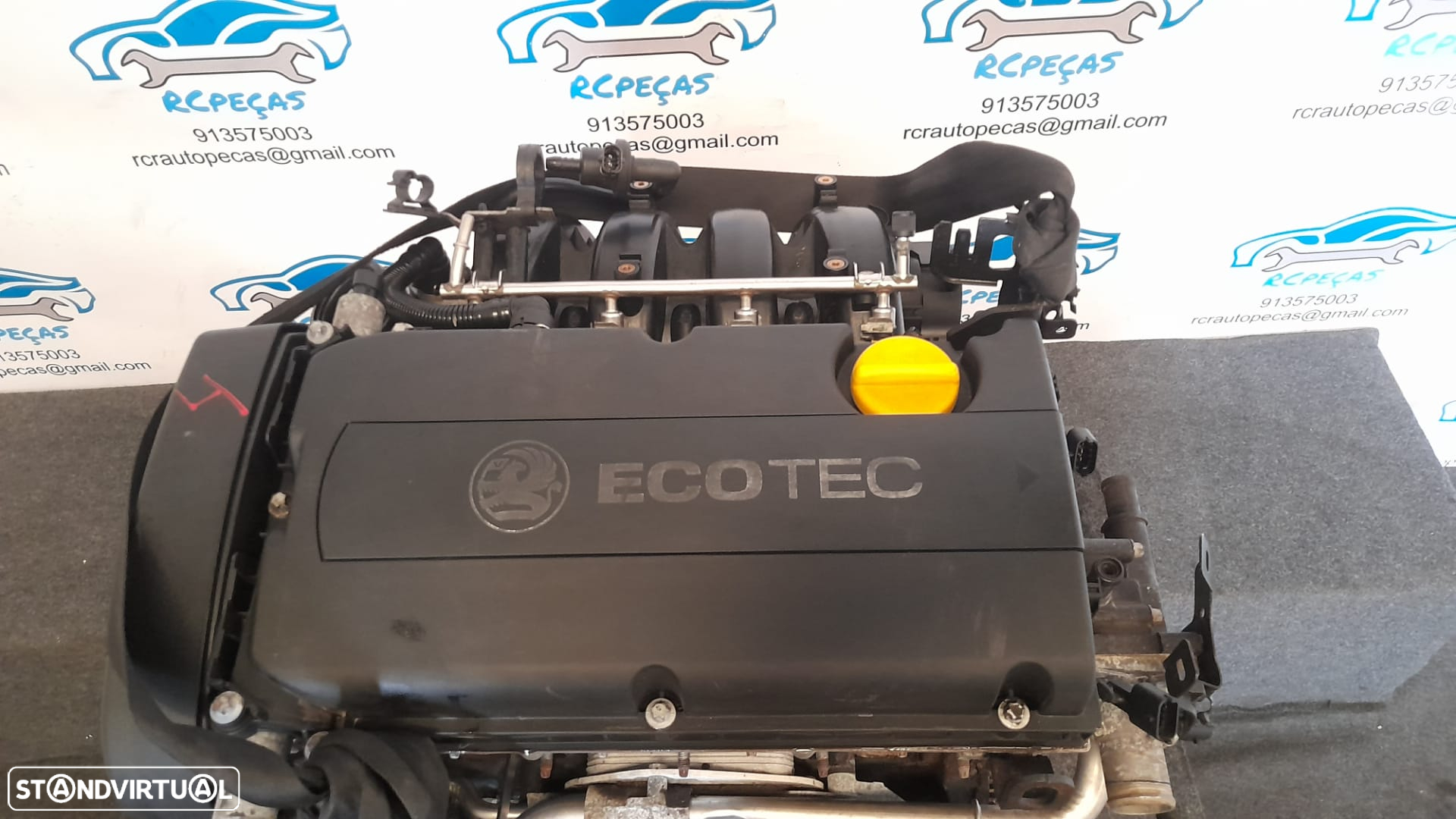 MOTOR COMPLETO OPEL ZAFIRA B 1.8i 16V 140CV Z18XER ASTRA H TIGRA B TWINTOP VECTRA C MOTOR ARRANQUE ALTERNADOR COMPRESSOR AR CONDICIONADO BOMBA DIRECAO DIREÇÃO TURBO INJETOR INJETORES - 9