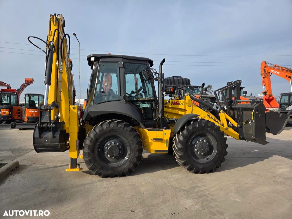 New Holland ROTI EGALE, 89kW-120CP, BRAT extensibil adanc sapare 6m, Powershift, cupa mulfufntionala 4x1 cu FURCI, Anvelope Michelin, Aer conditionat, Cutie automata, Radio, Certificat CE, garantie 1 an, posibilitate leasing 4 ani, PROMOTIE 86.900 EUR+Tva - 1
