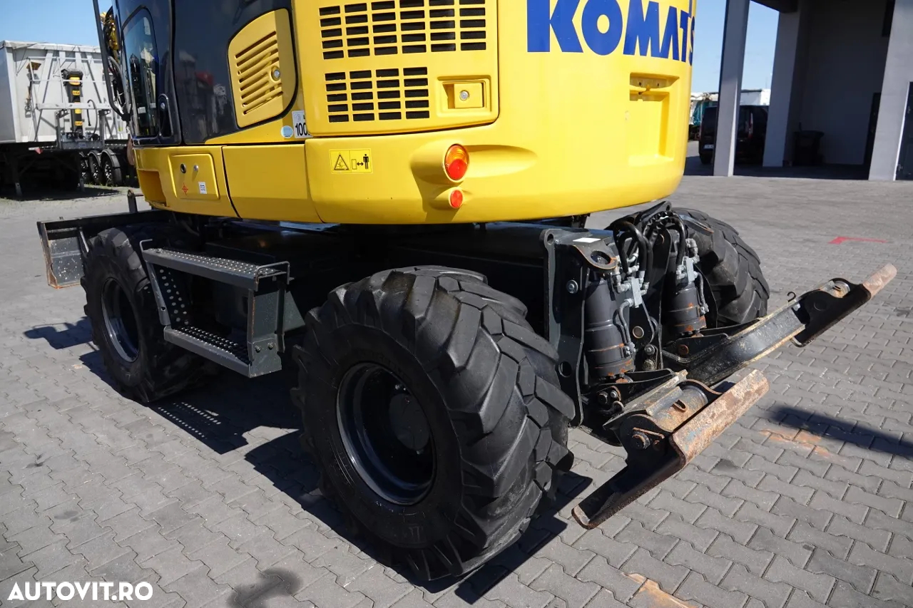 Komatsu PW 118 MR / EXCAVATOR PE ROȚI / 2019 / ROTARE ÎN ȘI ÎNĂLȚIME / CAMERĂ / CONTRACT DE SERVICE POST-SERVICE - 18