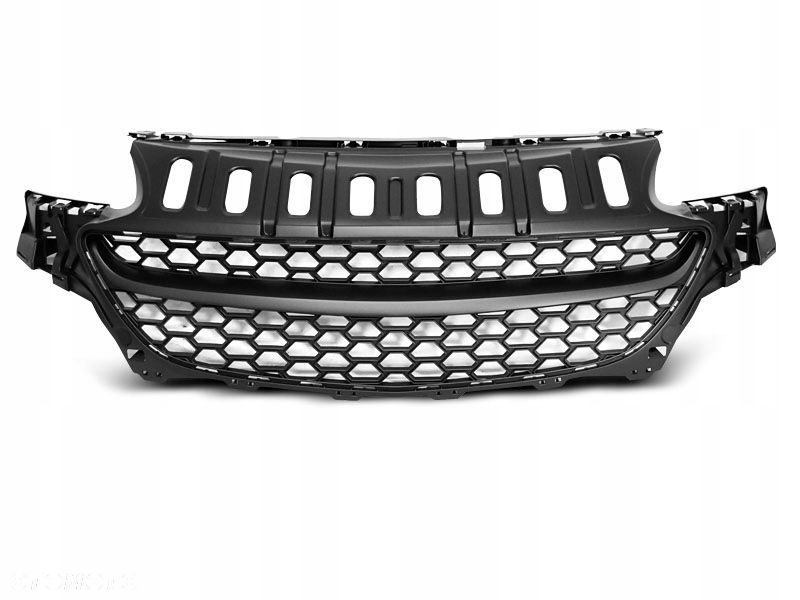 Atrapa Grill Kratka OPC-look Tuning Black Mat Czarny Opel Corsa E 2014-2019 - 1