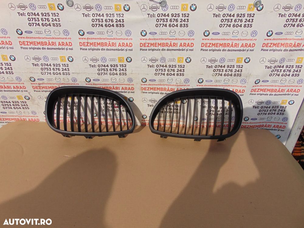 Grile bara BMW E60 grile bara nari negru mat 2003-2010 - 1