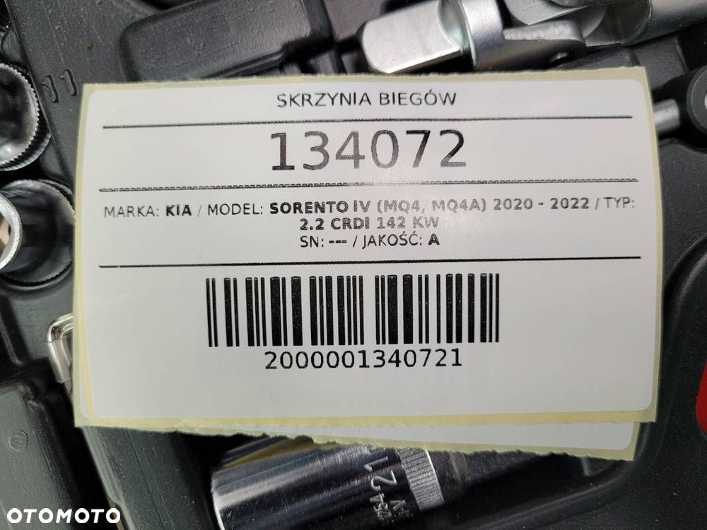 SKRZYNIA BIEGÓW AUTOMATYCZNA KIA SORENTO IV MQ4 2.2 CRDI 193KM V12R N03D - 12