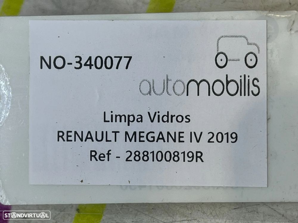 Limpa Vidros RENAULT MEGANE IV Grandtour  Ref. 288005974R - NO. 340077 - 4