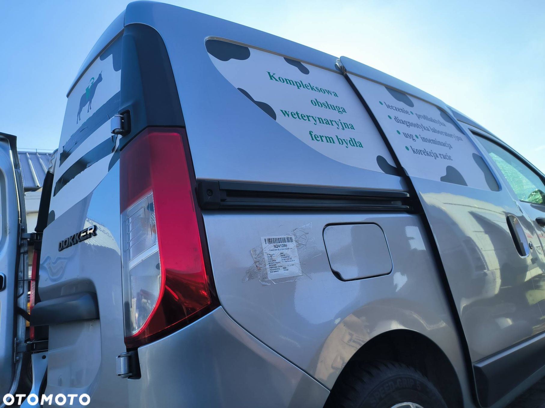 ĆWIARTKA BŁOTNIK PRAWY TYŁ DACIA DOKKER F67 TEKQA - 3