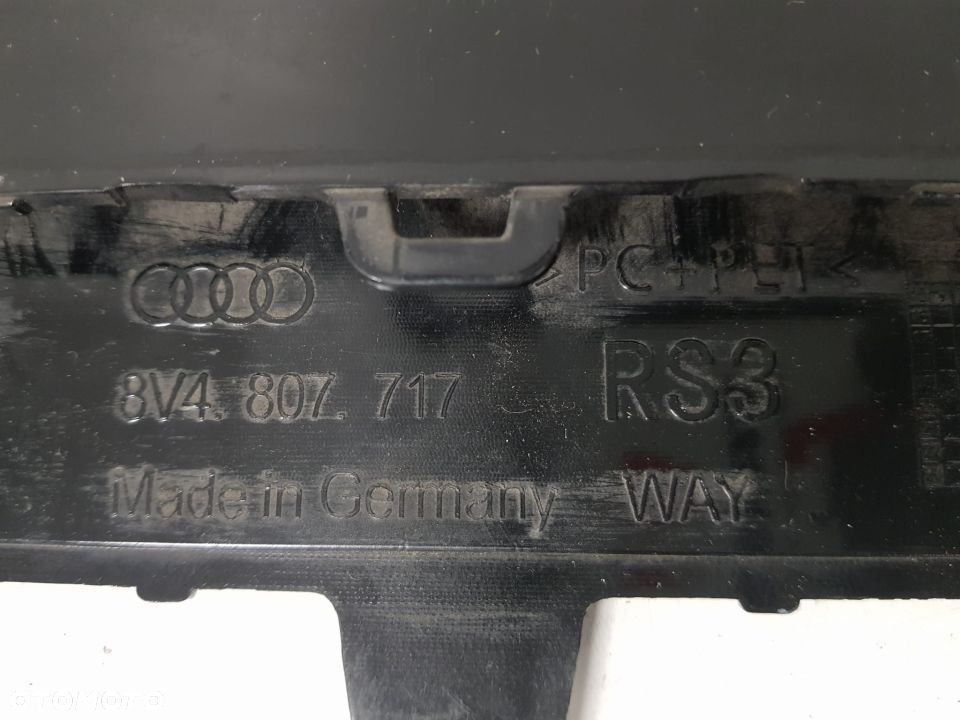 AUDI A3 RS3 8V SPOJLER PRZEDNI ZDERZAKA PRZÓD 8V4807717 - 6