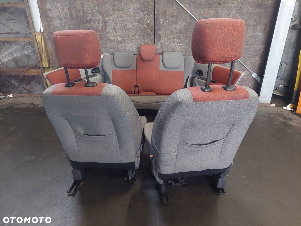 FOTELE KOMPLET LEWY PRAWY KANAPA TYŁ + BOCZKI RENAULT MODUS I - 6
