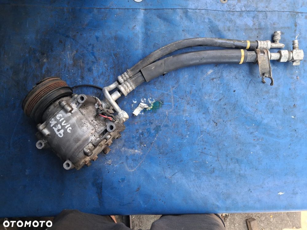 Honda Civic Kompresor  Sprężarka pompa klimatyzacji A/C 38800P28A02 38810P28A02 SANDEN 4959  11361427 przewód wąż - 1