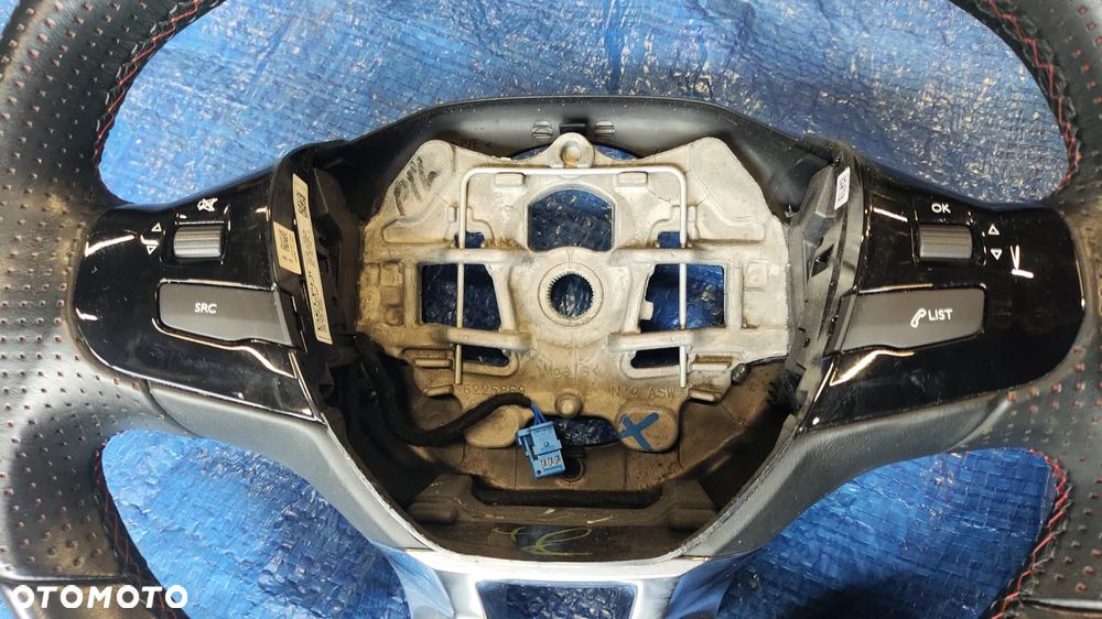 KIEROWNICA PODUSZKA AIRBAG AIR BAG GT LINE CZERWONA NIĆ KOMPLETNA BARDZO ŁADNA 98084115XU 96783105ZD PEUGEOT 308 II T9 - 7