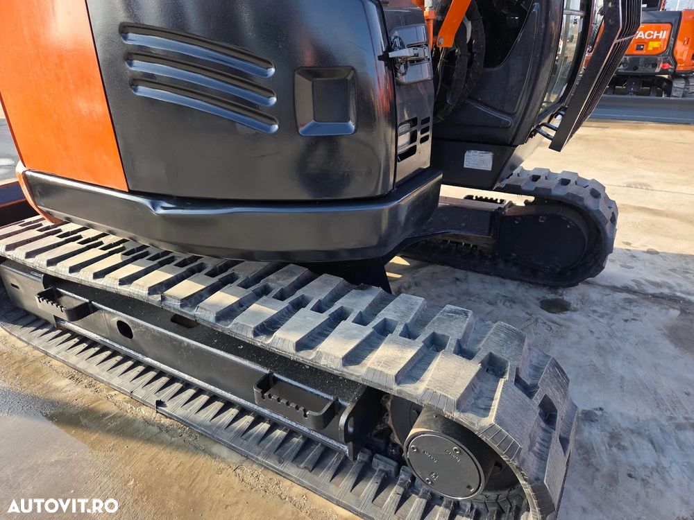 Hitachi ZX85, 8.5t,, 2021, 2.429h, lama,  CUPLA RAPIDA HIDRAULICA+ 3 CUPE NOI, instalatie picon, a doua inst. hidraulica, SENILE CAUCIUC NOI, protectie cabina, posibilitate leasing 4 ani-PROMOTIE 59.900 EUR+TVA - 14