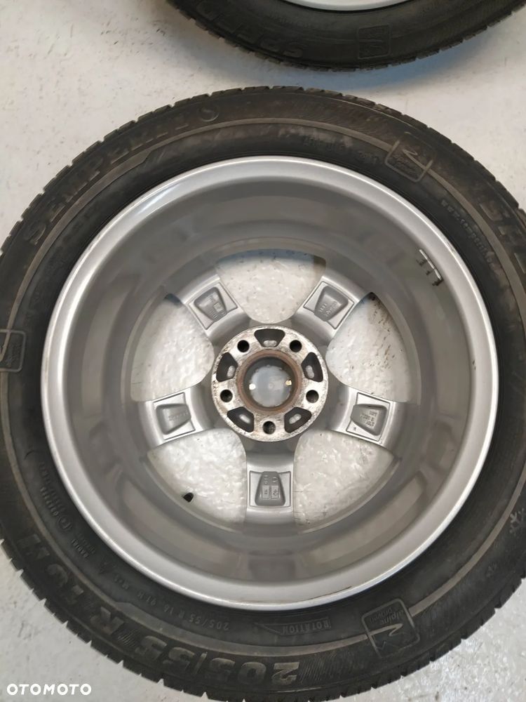 ALFA ROMEO AUDI SEAT SKODA VW 7X16 ORYGINALNE FELGI DEZENT ALUMINIOWE R16 ET40 5X112 OPONY SEMPERIT 205/55 KOŁA - 24