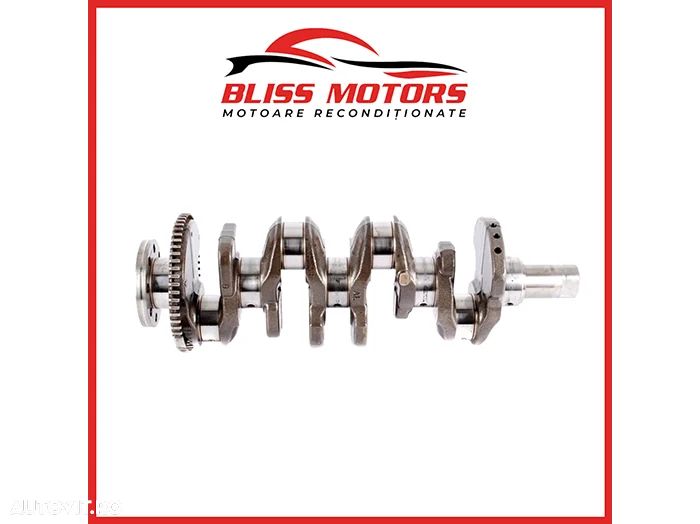 Arbore cotit Renault 2.0 dCi M9R cu cuzineți – COD OEM 8200385152 / 8200385222 - 1