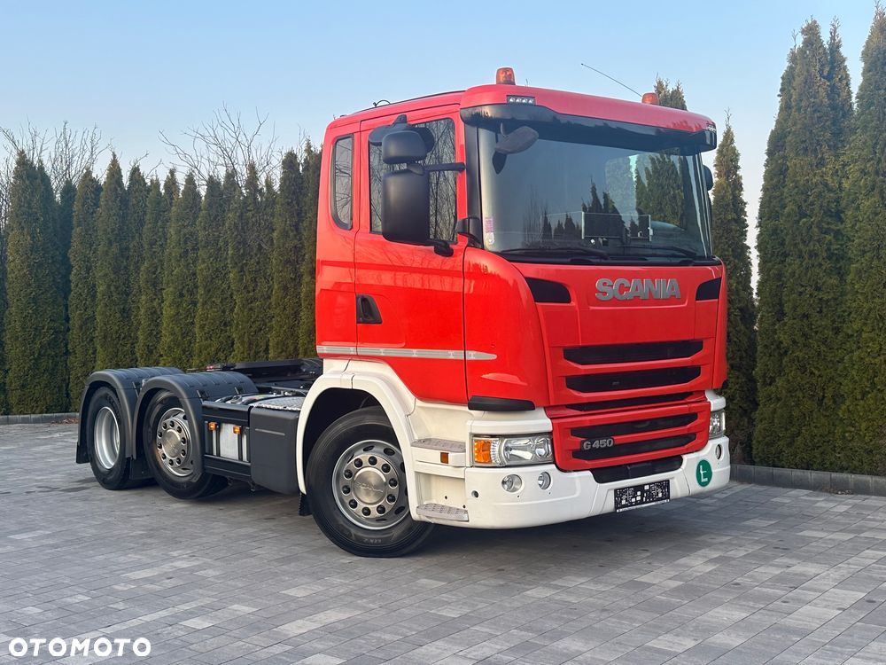 Scania / G450 / 6X2 / PUSHER / Oś-Skrętna-Podnoszona / - 7