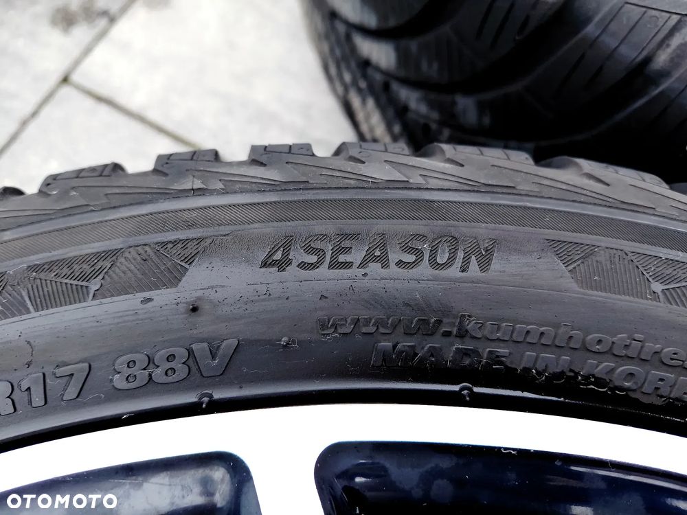 FELGI Z OPONAMI KOŁA ALUMINIOWE PEUGEOT 207 CITROEN R17 4X108 ET25 65,1 mm OPONY KUMHO SOLUS 4S 205/45 R17 2023r NR44 - 9