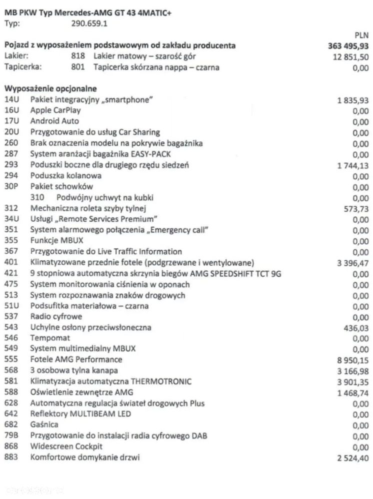 Mercedes-Benz AMG GT 43 4-Matic+ - 21