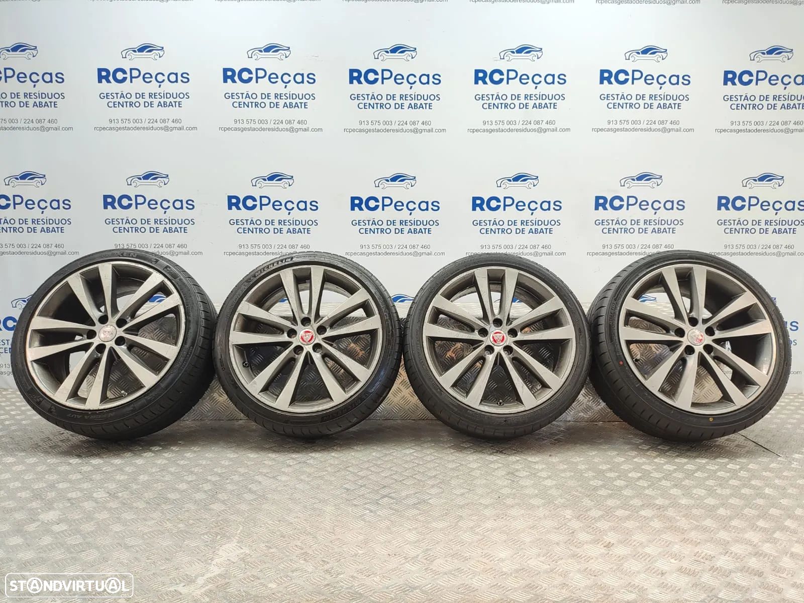 Conjunto Jantes 19 Jaguar XE X760 8,5J ET55 7,5J ET 44,5 5x108 - 1