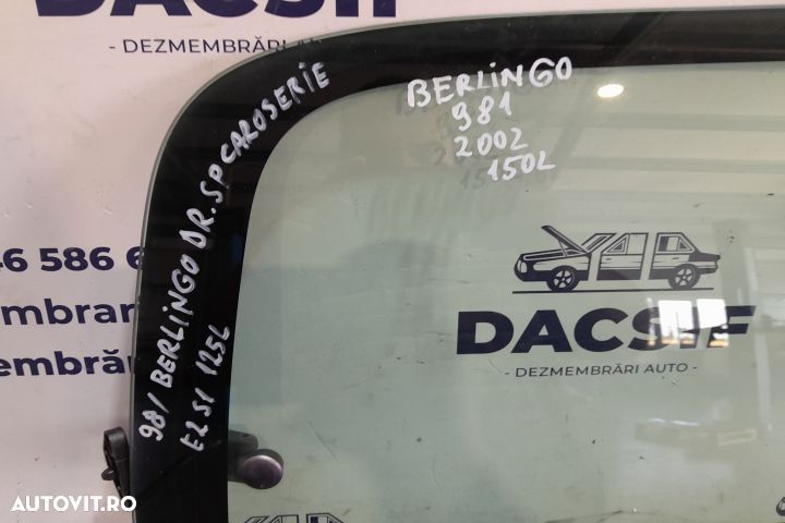 Geam usa spate dreapta 43R-000016 43R-000016 Citroen Berlingo 1 [1996 - 2
