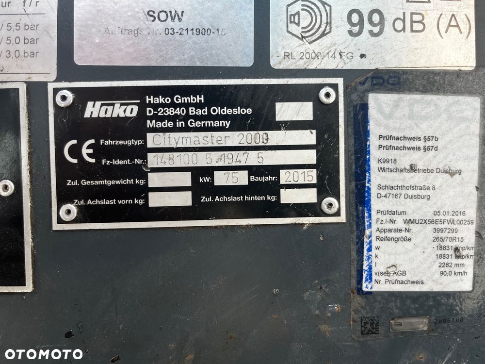 Multicar Hako 2000 citymaster - 14