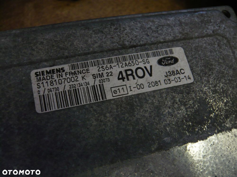 komputer sterownik silnika s118107002k ford mazda - 2