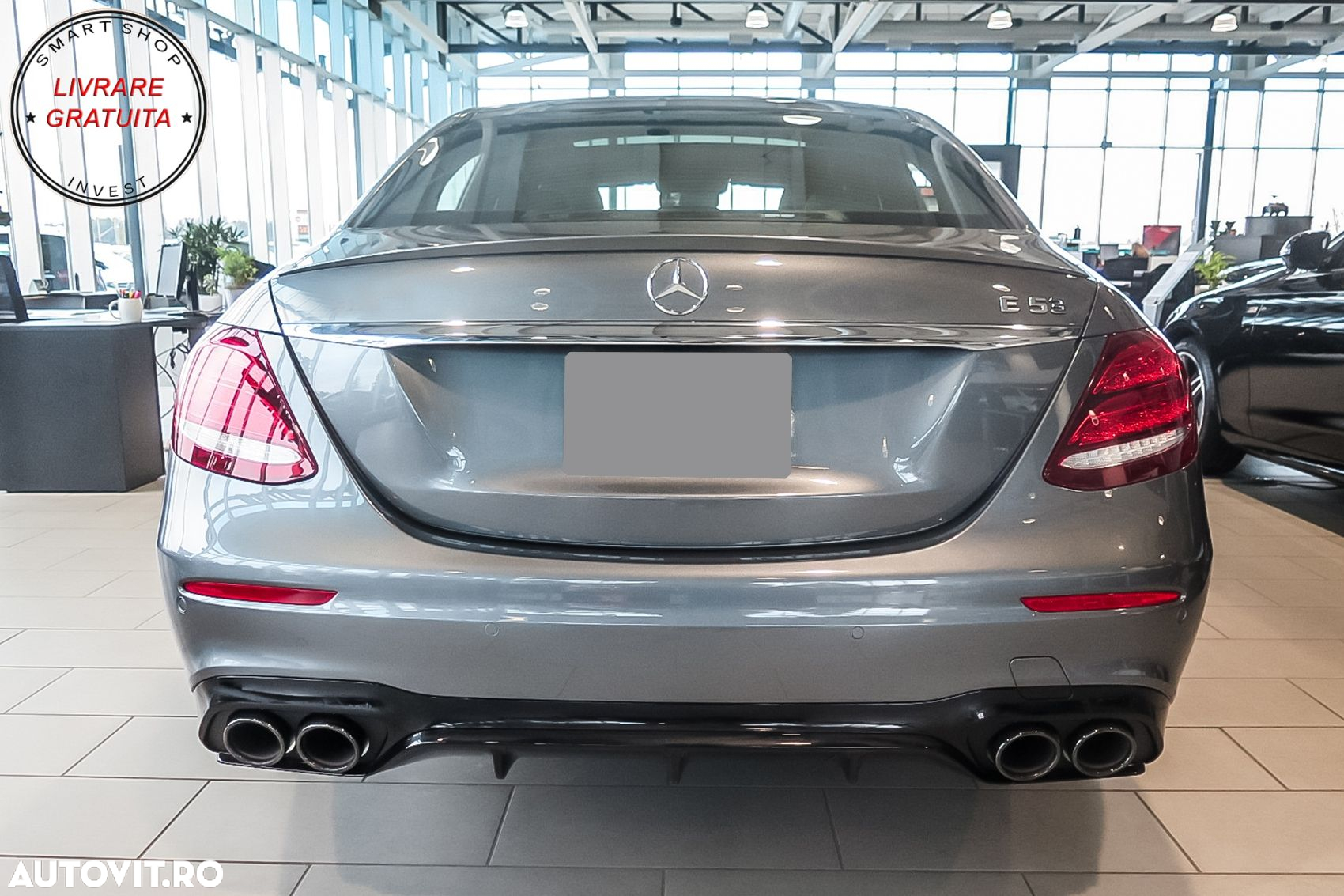 Difuzor Bara Spate cu Ornamente Toba Mercedes E-Class W213 (2016-2019) E53 Design - livrare gratuita - 14