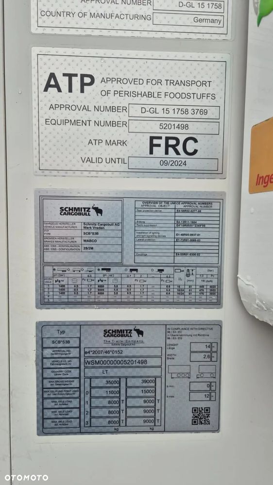 Schmitz Cargobull NACZEPA///CHŁODNIA///SCHMITZ/// 2020///THERMO KING///SLXi 300/// KOSZ PALETOWY///STAN JAK NOWA - 22