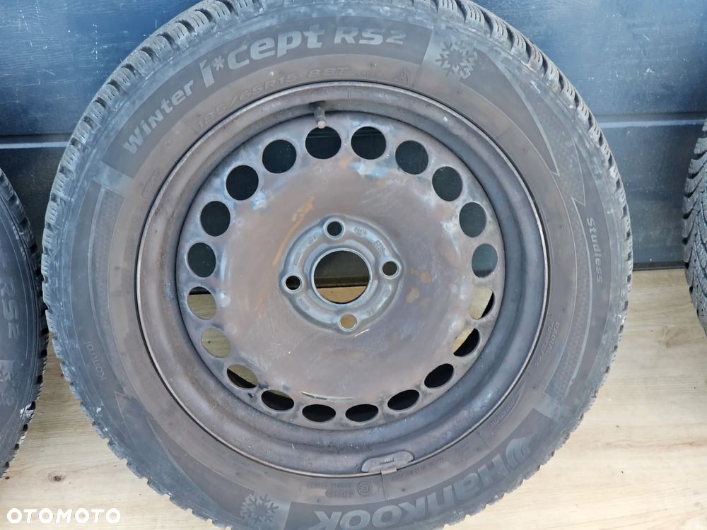 KOŁA FELGI STALOWE OPONY ZIMOWE MICHELIN 185/65 R15 5x110 ET39 OPEL ASTRA G H MERIVA A CORSA C D - 6