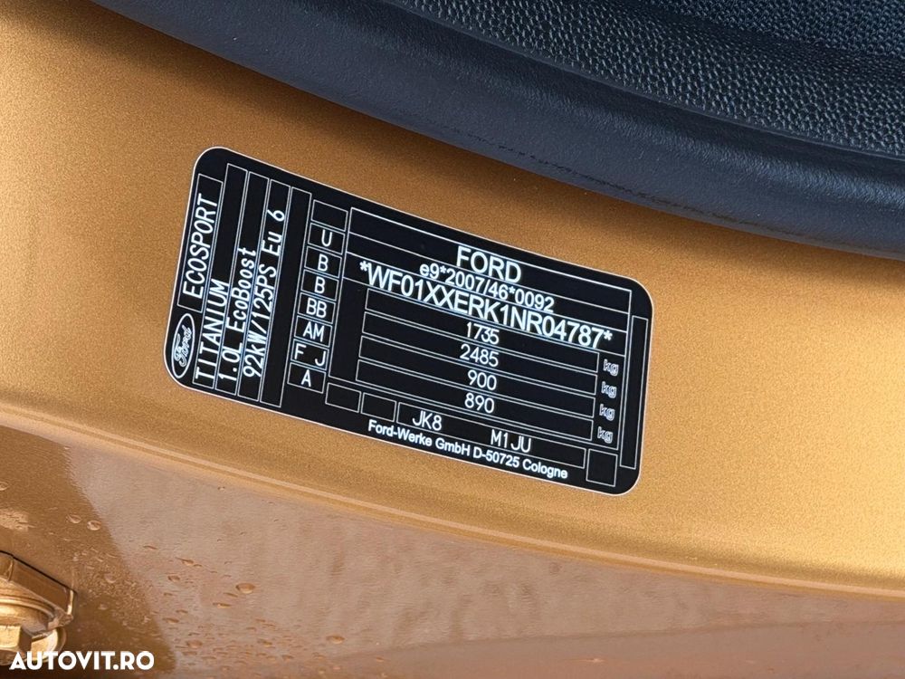 Ford EcoSport 1.0 EcoBoost Titanium - 33