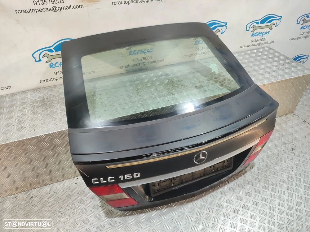 Porta Tampa Mala Mercedes Benz Class C W203 CL203 Sport Coupé Fecho Puxador 3° Stop - 3