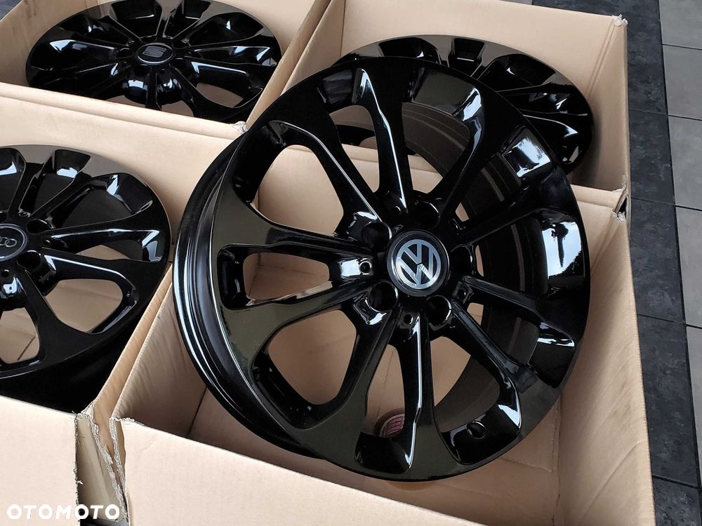 Alufelgi 17 5x112 Czarne VW Audi Seat Skoda Mercedes Oryginalne ! 342#