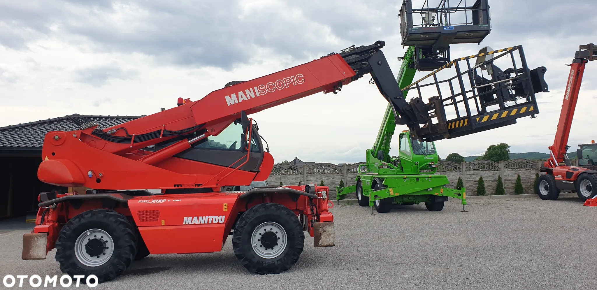 Manitou MRT2150 Privilege kosz hydr. skrętny / wciągarka/widły hydr./pilot/ sprowadzona - 5