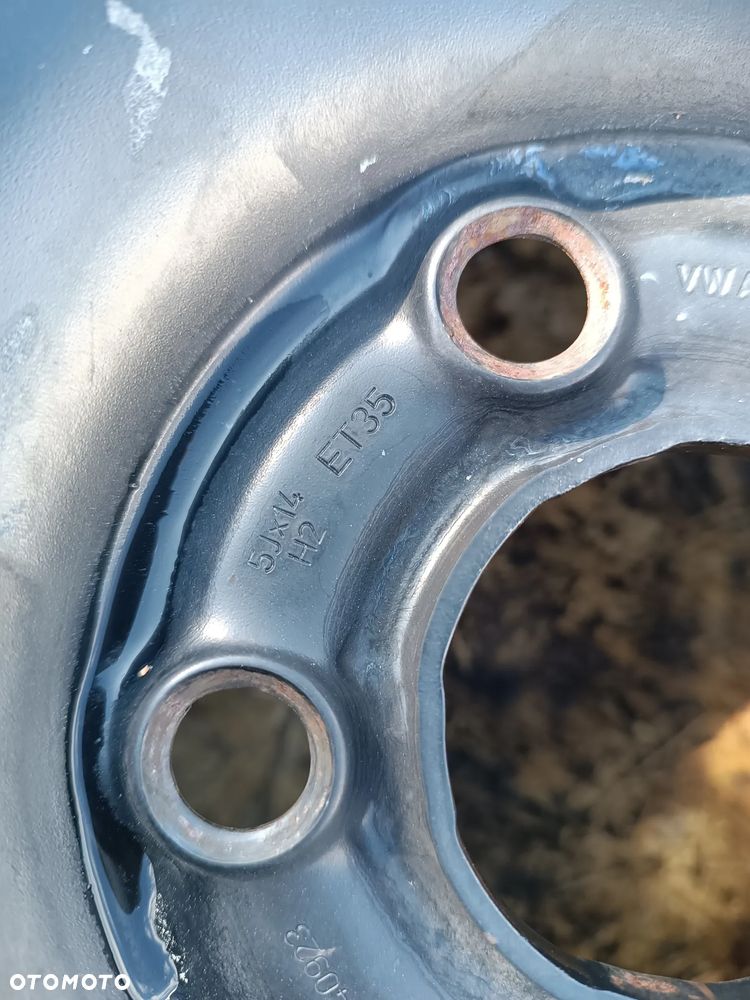 KOŁO DOJAZDOWE ZAPASOWE 165/70/14 VOLKSWAGEN POLO 5X100 - 4