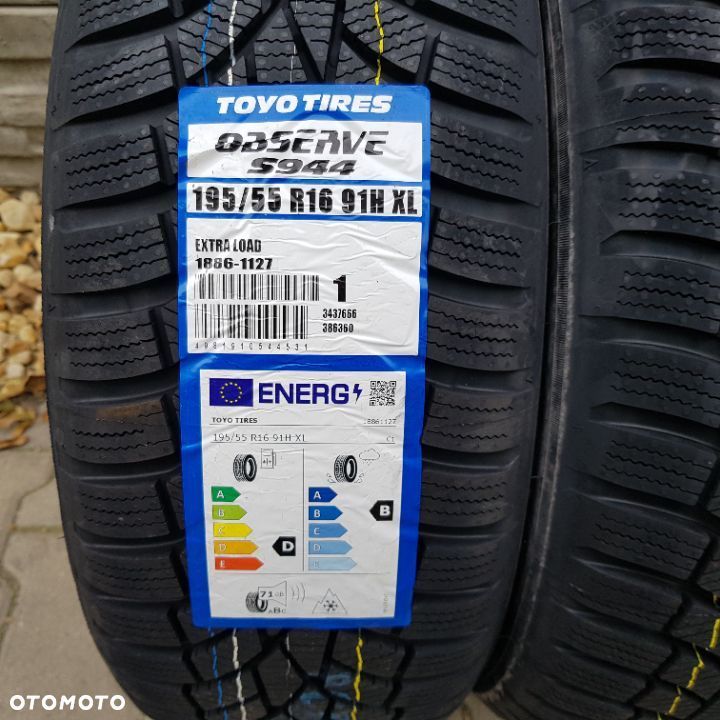 4x 195/55R16 Toyo Observe S944 Nowy komplet opon zimowych Poznań - 2